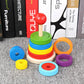 Wooden Rainbow Tower Double Stacked