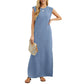 🎉Summer Hot Sale 49% OFF🌿Women's Casual Loose Split Wrinkle-Free Long Dress