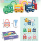 Montessori Learning Toy for Toddlers with Interactive Locks