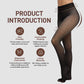 Fleece Lined Tights One-Lined Seams both front and back
