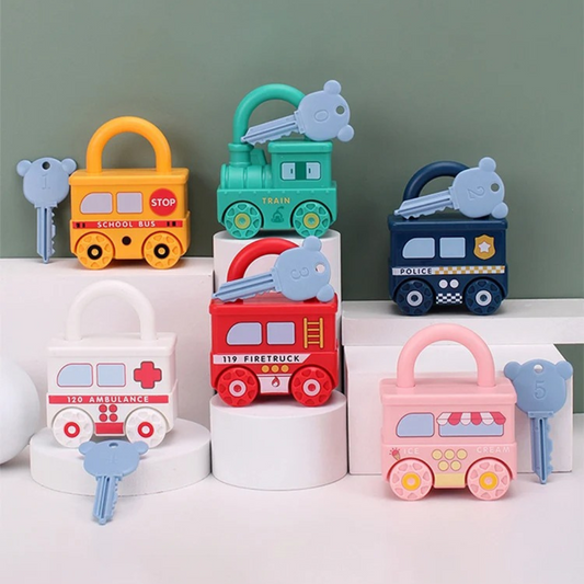Montessori Learning Toy for Toddlers with Interactive Locks