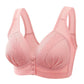 🌸Hot Sale 50% OFF🎁2025 Front Button Breathable Skin-Friendly Cotton Bra