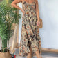 BUY 2 FREE SHIPPING✈️🌸LAST DAY PROMOTION - 50%OFF🌸Women’s Sexy Spaghetti Strap Floral Print Long Dress
