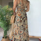 BUY 2 FREE SHIPPING✈️🌸LAST DAY PROMOTION - 50%OFF🌸Women’s Sexy Spaghetti Strap Floral Print Long Dress