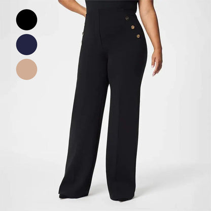 🍃Three lengths available🎁Spring High Stretch High Waist Wide Leg Trousers🚀Free shipping🚀