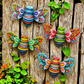 💐Iron Bee Art Sculpture Hanging Wall Decorations for Garden