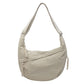 Women's Fashion Plain Color Nylon Crossbody Bag