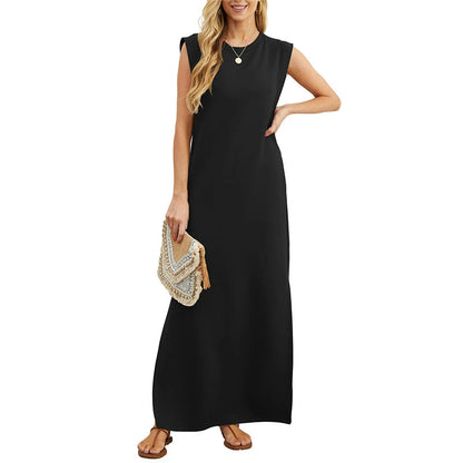 🎉Summer Hot Sale 49% OFF🌿Women's Casual Loose Split Wrinkle-Free Long Dress