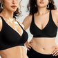 Seamless Deep V Push-Up Wireless Bra