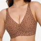 Seamless Wireless Jelly Leopard Contour Support Bra