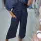 🔥Free Shipping - 48% OFF🔥 Polka Dot Printed Elastic Waist Jumpsuit