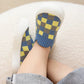 Baby Slip-On Plaid Sneakers First Walkers Non-Slip Shoes