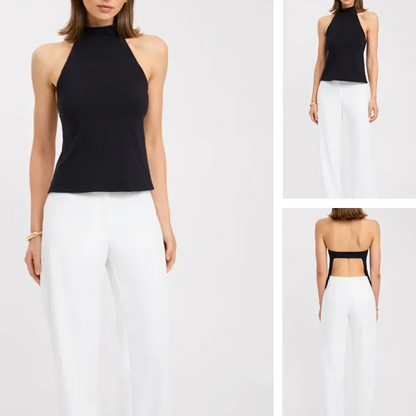 🎁Summer Hot Sale 49% OFF🔥Women's Sleeveless Halter Neck Top with Open Back