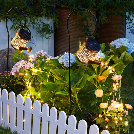 🔥49% OFF- 💦Solar Waterfall Lights💐