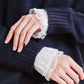 Detachable Elastic Lace Fake Sleeve Cuffs