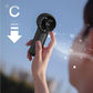 New violent turbo digital display 100 gear outdoor handheld USB fan portable mini fan with high wind power