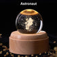Crystal Ball Rotating Music Box with Projection Lamp