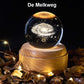 Crystal Ball Rotating Music Box with Projection Lamp