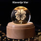 Crystal Ball Rotating Music Box with Projection Lamp