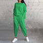 🔥Free Shipping🔥Round-Neck Long-Sleeved Top ＆ Pants 2-Piece Set