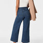 ⭐2025 Best Selling Jeans-49% OFF👖Tummy Control Cropped Wide-Leg Jeans