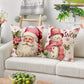 Christmas present! Pink Christmas cushion cover