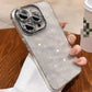 Glitter Case with Lens Film for iPhone