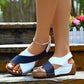 🔥Hot Sale 50%OFF 🏖️Women's Ultra Comfortable Slope Heel Orthopaedic Sandals