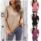 💥Last Day Special Sale 50% OFF👚Women's V-Neck Casual Puff Short Sleeve Top Elegant T-Shirt🎉 Free Shipping🎉