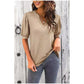 💥Last Day Special Sale 50% OFF👚Women's V-Neck Casual Puff Short Sleeve Top Elegant T-Shirt🎉 Free Shipping🎉