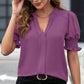✨LAST DAY SALE 50% OFF✨Women's Elegant V-Neck Puff Sleeve Blouse