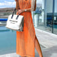 🎁Summer Hot Sale 49% OFF🔥Deserted Island Crochet Knit Cross Back Cover Up Maxi Dress✈️ Free Shipping✈️