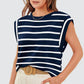 💖Last Day 50% OFF💖Women's Fashionable Versatile Striped Sleeveless Top