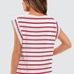 💖Last Day 50% OFF💖Women's Fashionable Versatile Striped Sleeveless Top