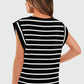 💖Last Day 50% OFF💖Women's Fashionable Versatile Striped Sleeveless Top