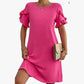 🎁Summer Hot Sale 49% OFF🔥Women’s Solid A-Line Ruffled Short Sleeves Dress（🎉 Free Shipping🎉)