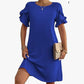 🎁Summer Hot Sale 49% OFF🔥Women’s Solid A-Line Ruffled Short Sleeves Dress（🎉 Free Shipping🎉)
