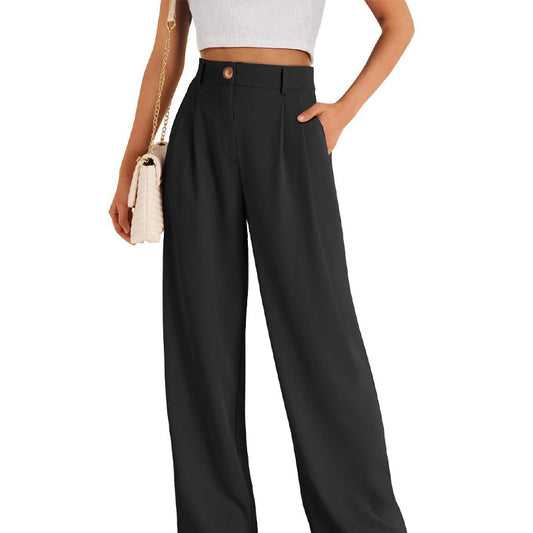 Women's Casual High-Waist Straight Leg Trousers🚀Free shipping🚀