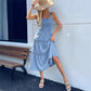 🎁Summer Hot Sale 49% OFF🔥Women's Sleeveless Smocked Dress with Tiered Ruffle Hem