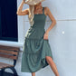🎁Summer Hot Sale 49% OFF🔥Women's Sleeveless Smocked Dress with Tiered Ruffle Hem
