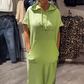 🎯Limited Time 50% OFF✨Women’s Solid Short-Sleeve Hooded Long Dress👗
