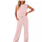 🔥Last Day Promotion 50% OFF💖Women's Casual Sleeveless Top and Drawstring Pants 2-Piece Set