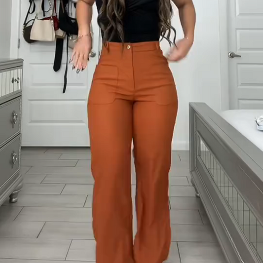 Women's Casual High-Waisted Pants