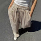 Women's Casual Vertical Stripe Drawstring Pants