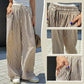 Women's Casual Vertical Stripe Drawstring Pants