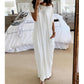 Seasonal bestseller with 60% off 🔥Women's Summer Casual Loose Solid Color Short-Sleeve Long Dress