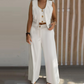 🎁 Hot Sale 49% OFF 🔥Women's Trendy Sleeveless Top & Wide-Leg Pants Two-Piece Set