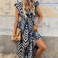 🎉Last Day Promotion 50% OFF💃Women's Elegant Printed V-Neck Dresses