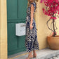 🎉Last Day Promotion 50% OFF💃Women's Elegant Printed V-Neck Dresses