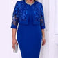 🌸Latest Fashion Women's Clothes🔥Fashionable Lace Slim Dress Set